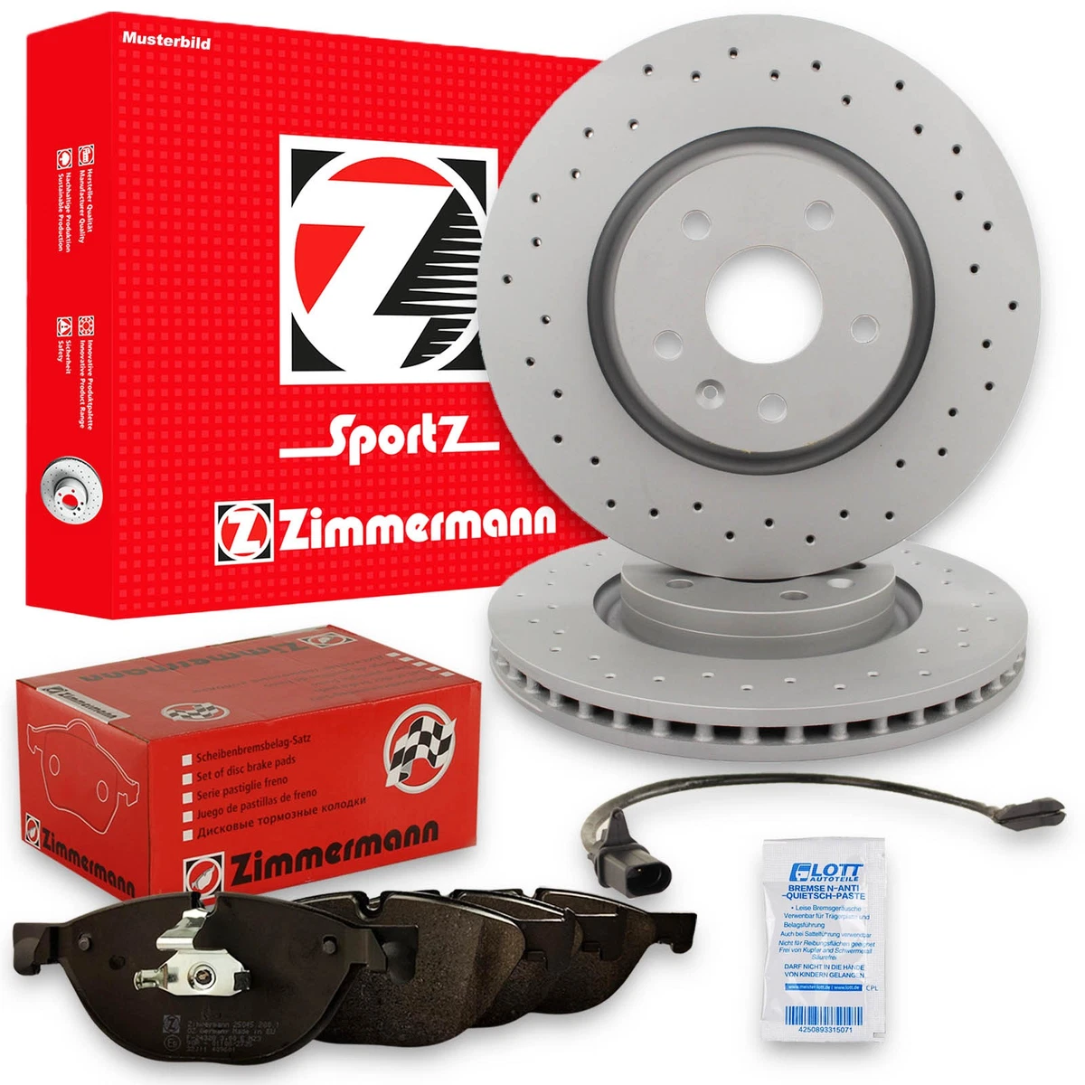 Otto-Zimmermann гальмівні диски та колодки для Opel Movano C