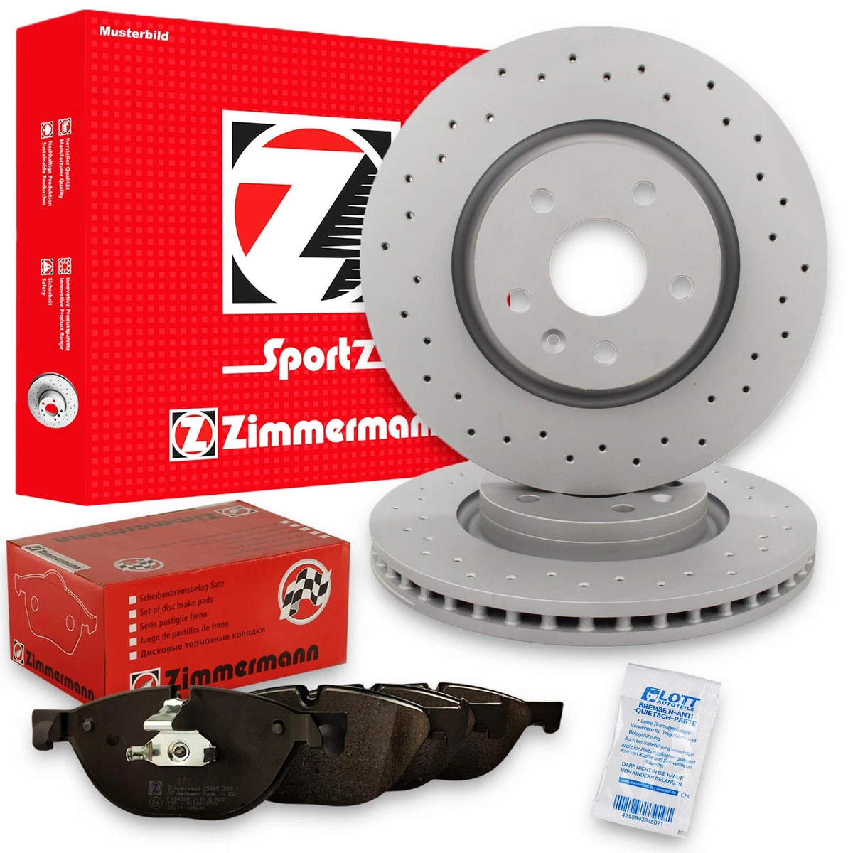 Гальмівні диски та колодки Zimmermann для FIAT ULYSSE — безпека й надійність