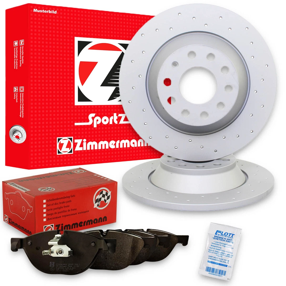 Найкращі гальмівні диски і колодки Zimmermann для BMW 3 G20 (2018-)