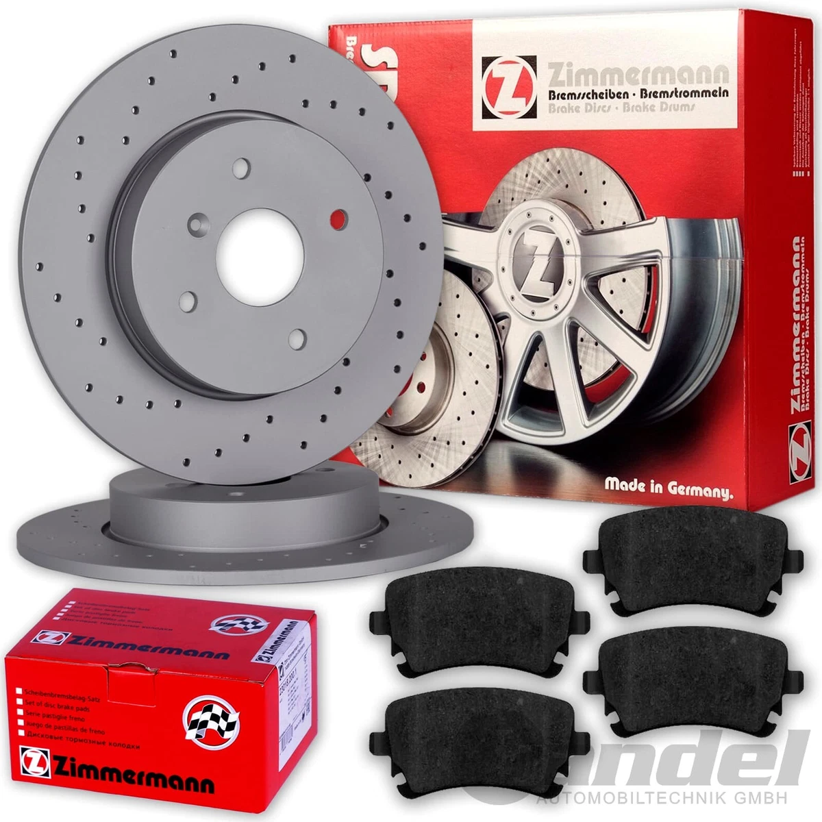 Гальмівні колодки та диски Zimmermann для Mercedes Sprinter 906