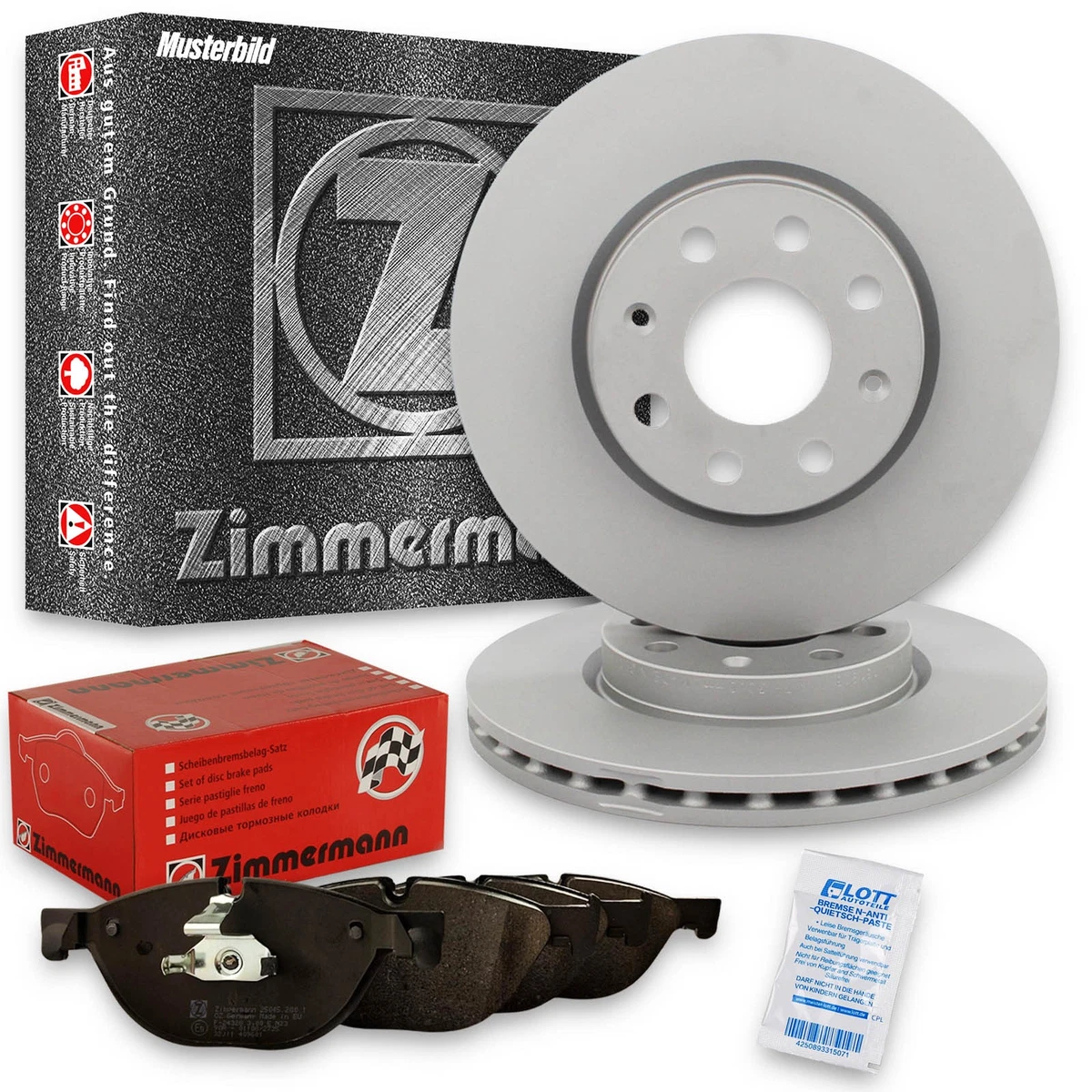 Гальмівні диски та колодки Zimmermann для NISSAN MAXIMA III (J30)