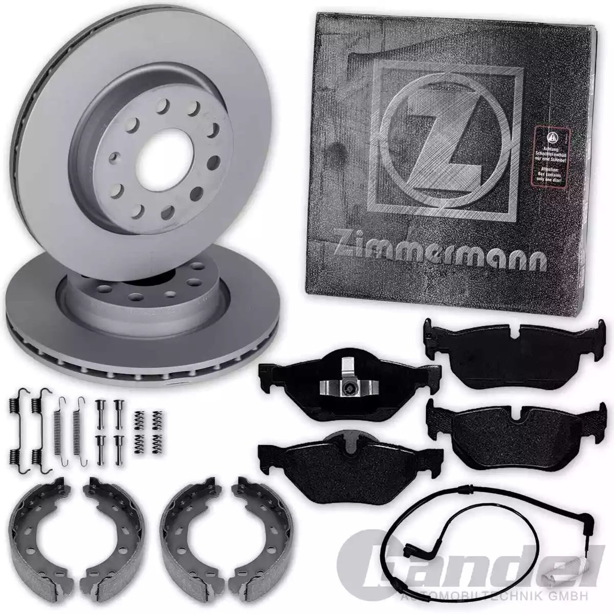 Гальмівні колодки та диски Zimmermann для Mitsubishi Outlander II (CW_W) Гальмівні колодки та диски Zimmermann для Mitsubishi Outlander II (CW_W)