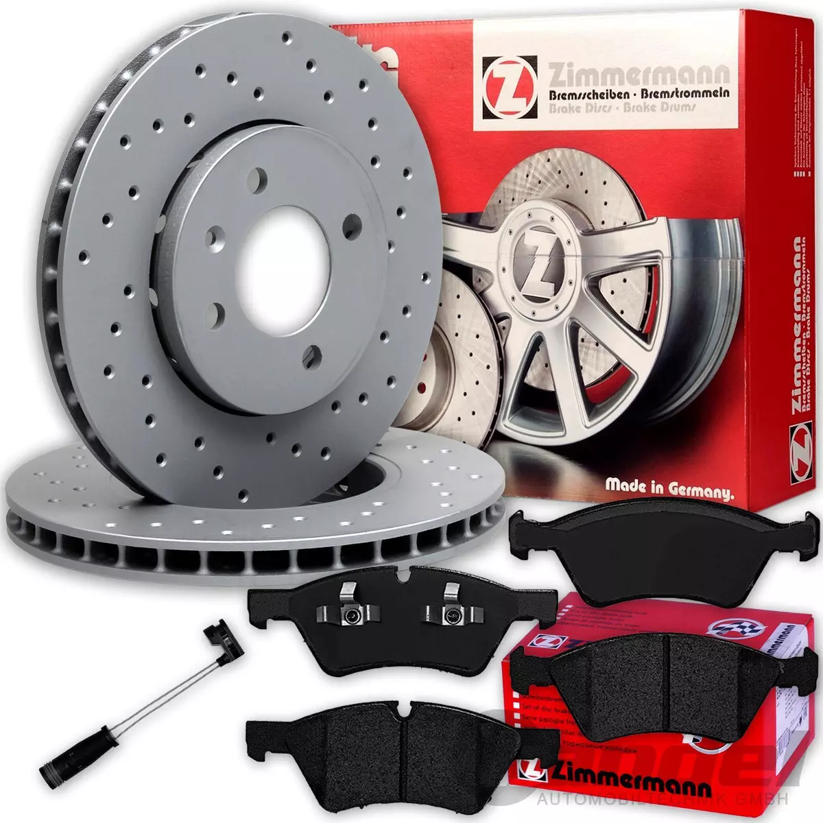 Гальмівні колодки та диски Zimmermann для Mercedes-Benz CLA (C118)