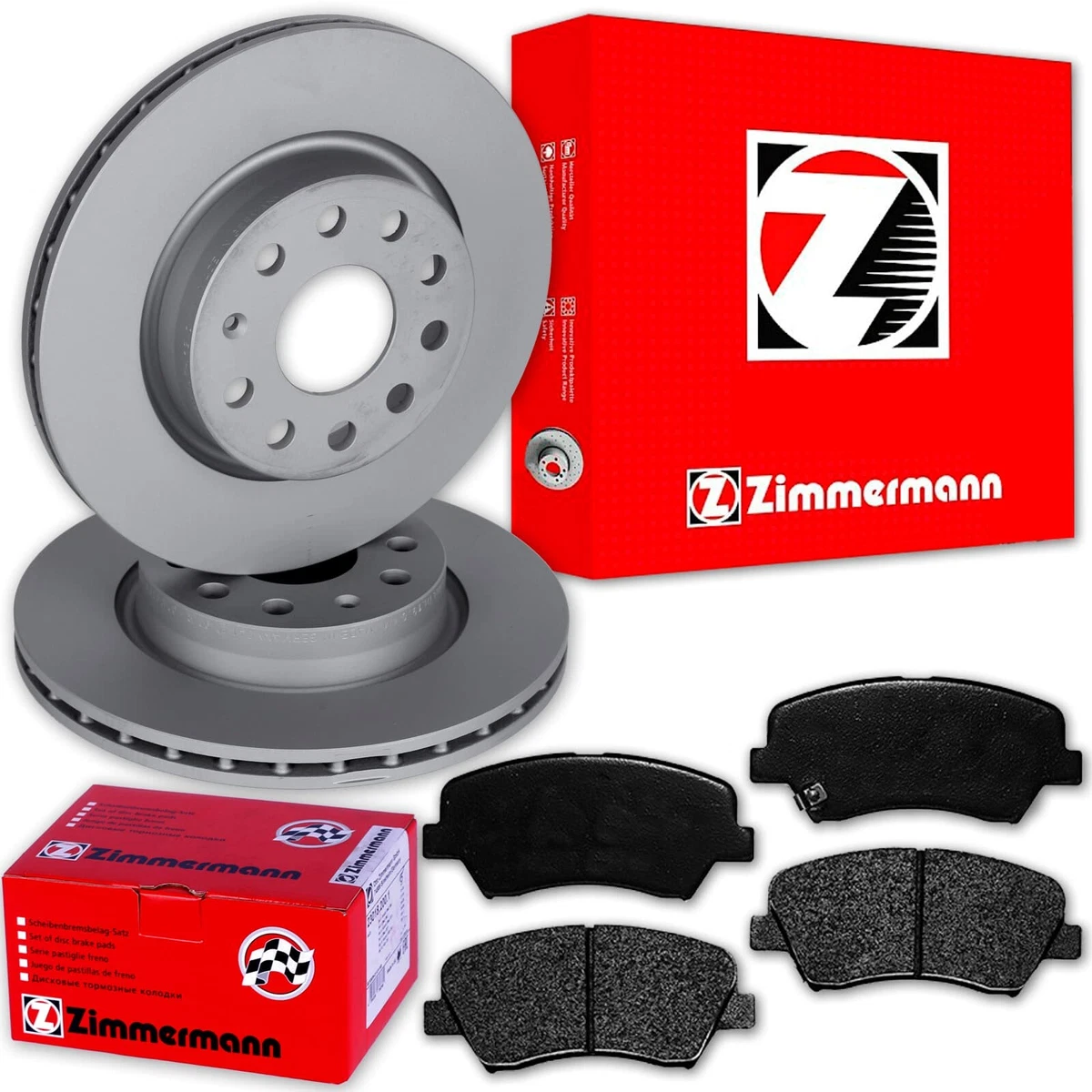 Гальмівні колодки та диски Zimmermann для VW ATLAS (CA1) 2.0 TSI 4motion